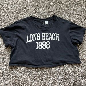 Cropped h&m top